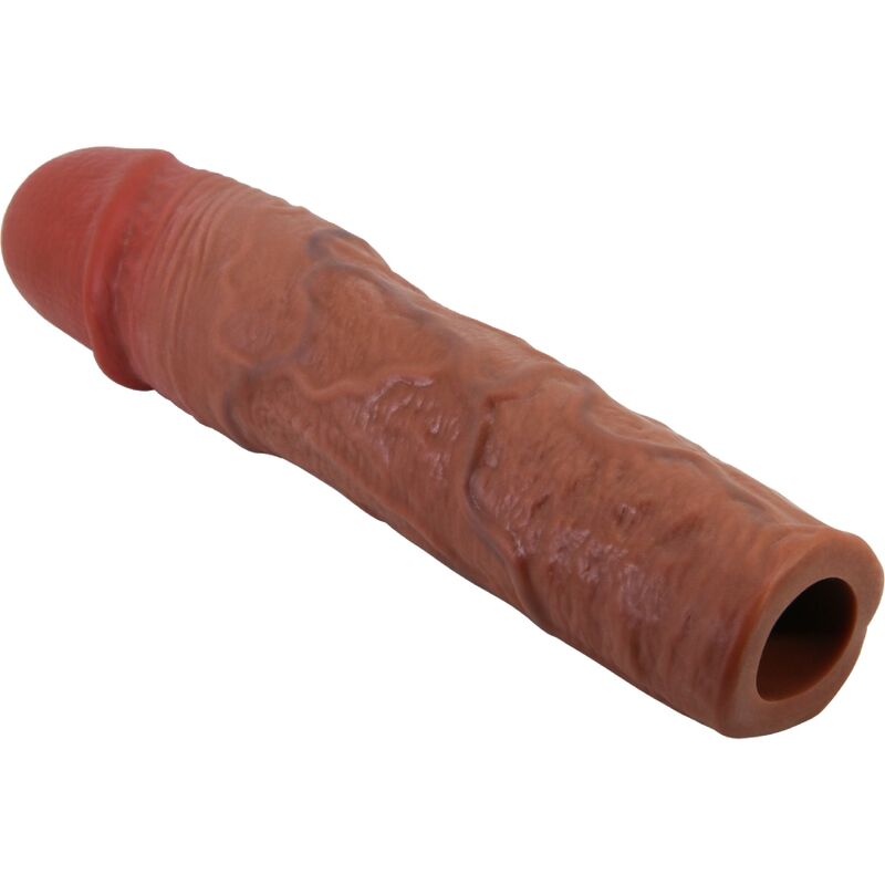 PRETTY LOVE - STEVENSON PENIS SLEEVE WITH 7.6 CM EXTENSION MULATTO - Imagem de 3