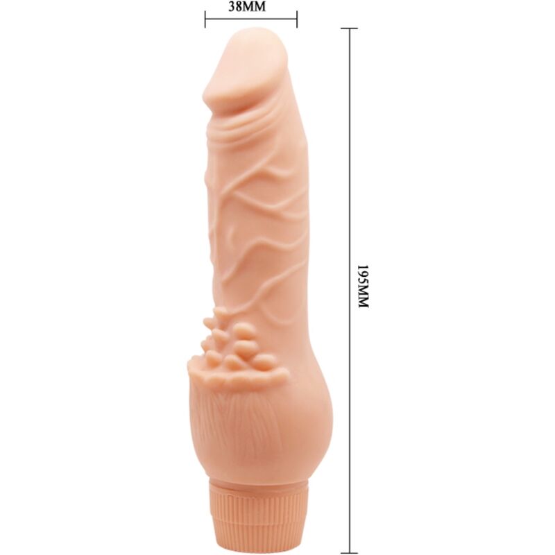 BAILE - BARBARA REALISTIC VIBRATOR 19.5 CM FLESH - Imagem de 5