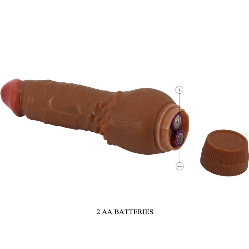 BAILE - BARBARA REALISTIC VIBRATOR 19.5 CM MULATTO - Imagem de 4