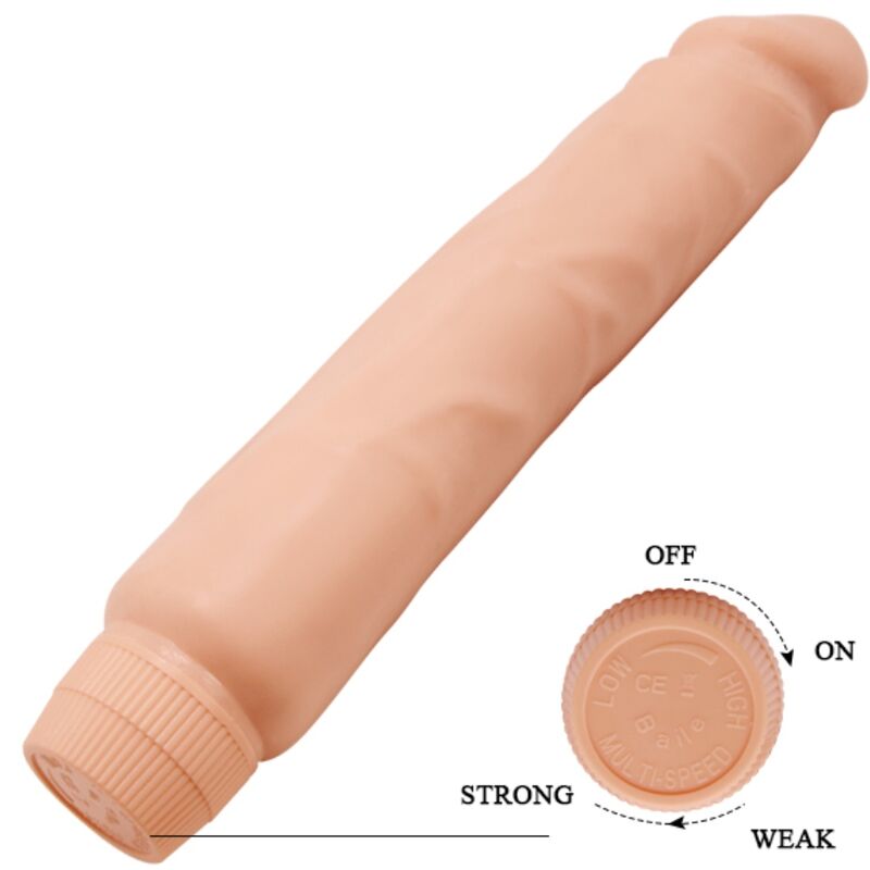BAILE - JACK REALISTIC VIBRATOR 26 CM FLESH - Imagem de 4
