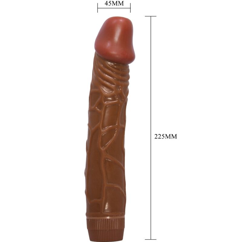 BAILE - BOB REALISTIC VIBRATOR 22.5 CM MULATTO - Imagem de 4