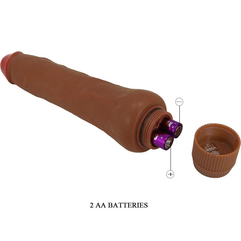 BAILE - DRYAD REALISTIC VIBRATOR 25 CM MULATTO - Imagem de 3