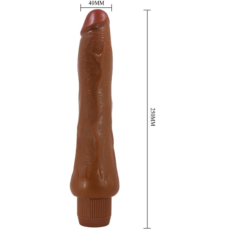 BAILE - DRYAD REALISTIC VIBRATOR 25 CM MULATTO - Imagem de 4