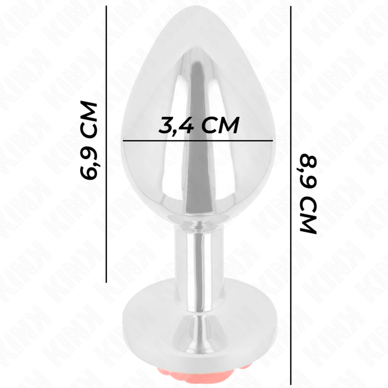 KINK - PLUG ANAL ROSE RED SIZE M - Imagem de 4