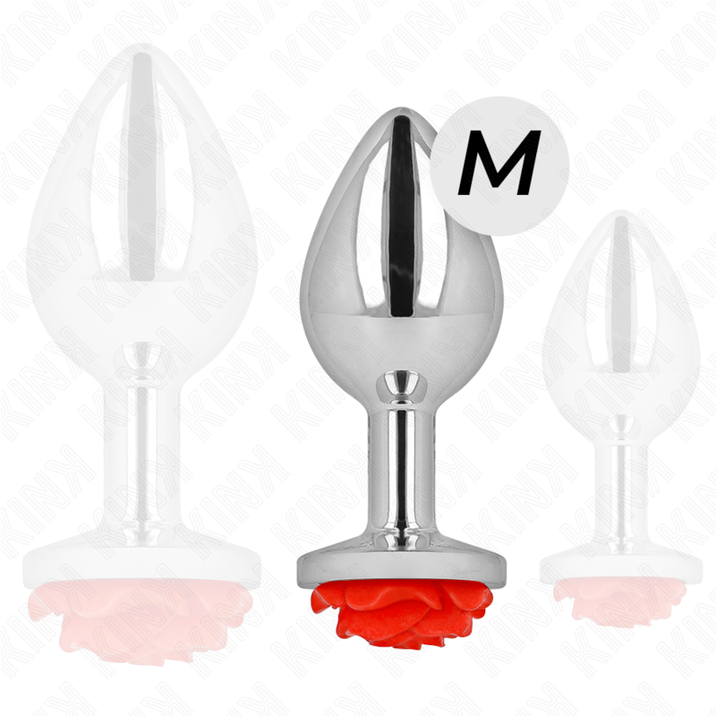 KINK - PLUG ANAL ROSE RED SIZE M - Imagem de 2