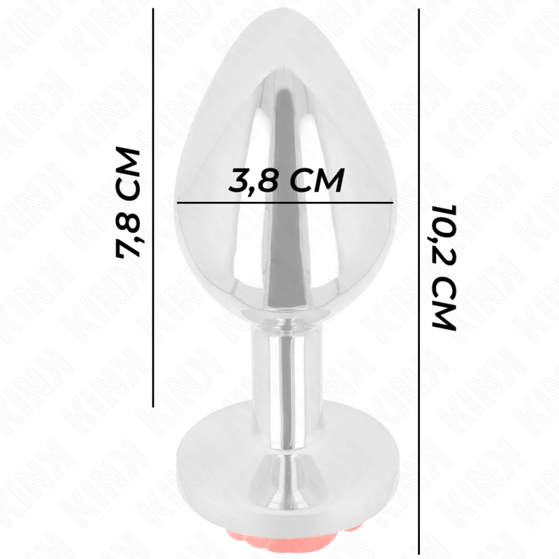 KINK - PLUG ANAL ROSE RED SIZE L - Imagem de 4