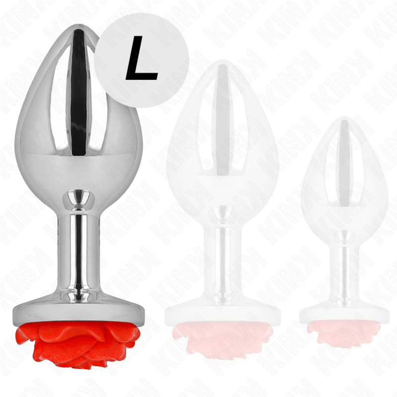 KINK - PLUG ANAL ROSE RED SIZE L - Imagem de 2