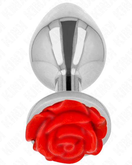 KINK - PLUG ANAL ROSE RED SIZE L