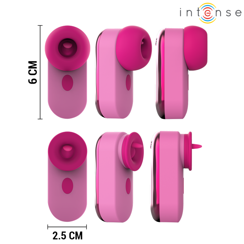 INTENSE - SABRINA CLIT STIMULATOR PINK - Imagem de 2