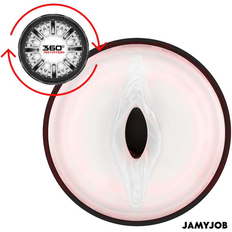 JAMYJOB - STORM AUTOMATIC VAGINA MASTURBATOR 10 ROTATION AND THRUST MODES - Imagem de 4