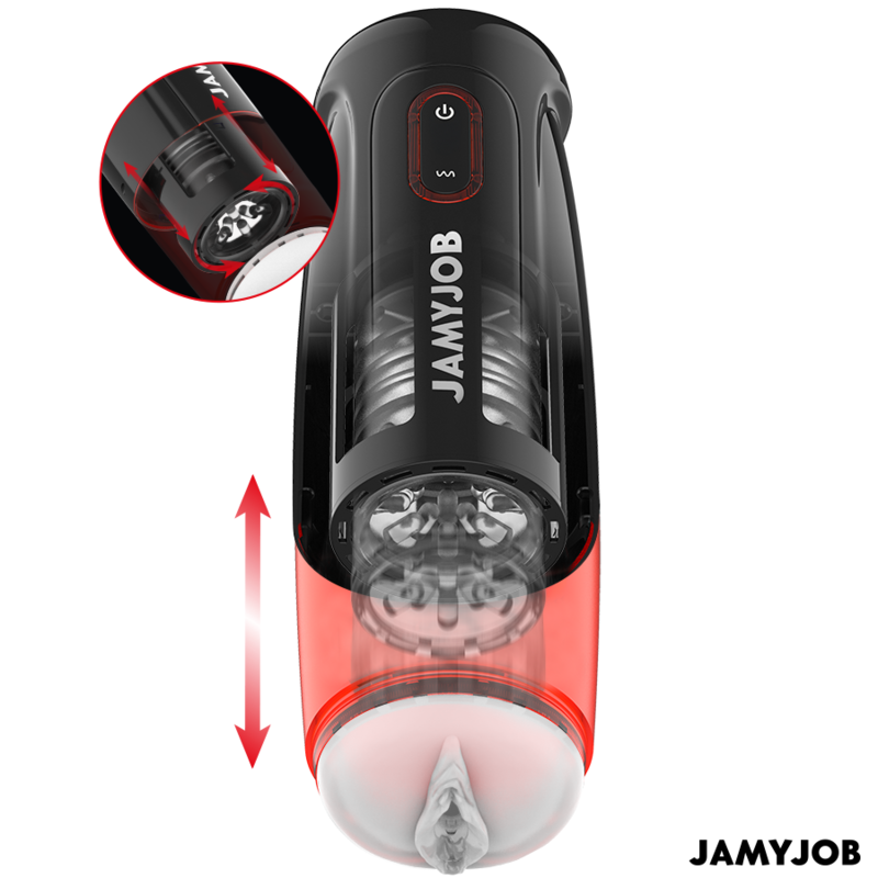 JAMYJOB - STORM AUTOMATIC VAGINA MASTURBATOR 10 ROTATION AND THRUST MODES - Imagem de 2
