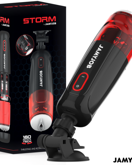 JAMYJOB - STORM AUTOMATIC VAGINA MASTURBATOR 10 ROTATION AND THRUST MODES