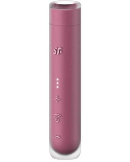 SATISFYER - FIRST KISS WAVE CLITORIS STIMULATOR GARNET