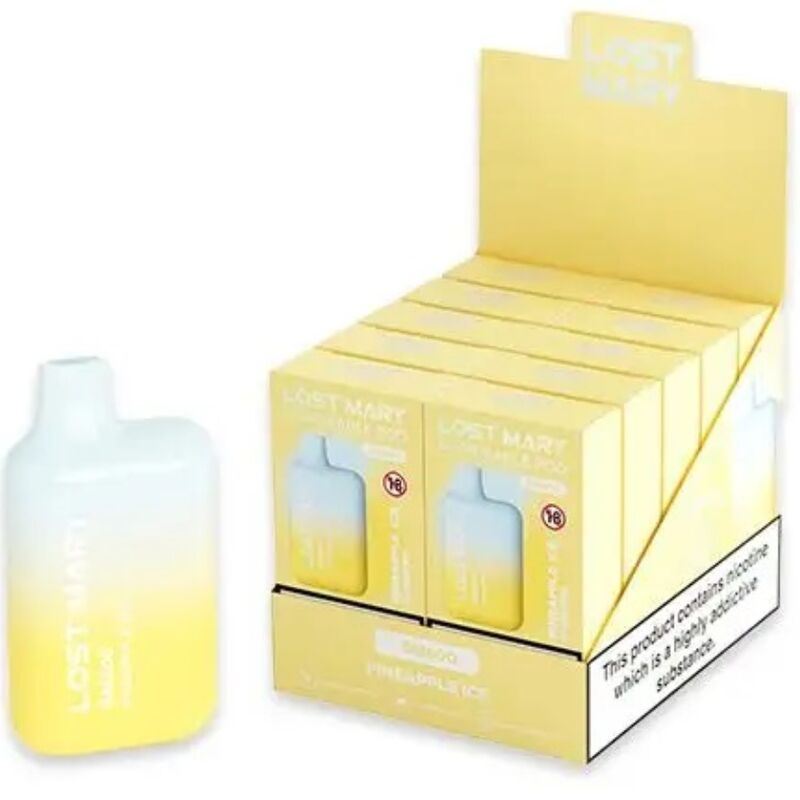 LOST MARY - BM600 NICOTINE VAPER 2% DISPOSABLE PINEAPPLE ICE - Imagem de 2