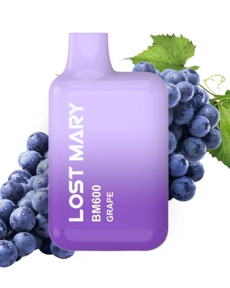 LOST MARY - BM600 NICOTINA VAPER 2% UVA DESCARTÁVEL