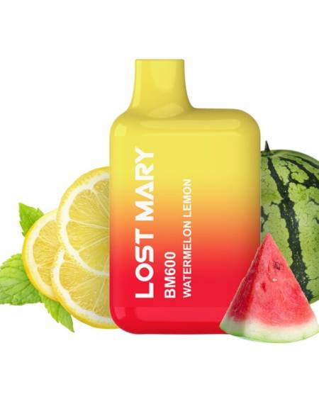 LOST MARY - BM600 NICOTINE VAPER 2% DESCARTÁVEL MELANCIA LIMÃO
