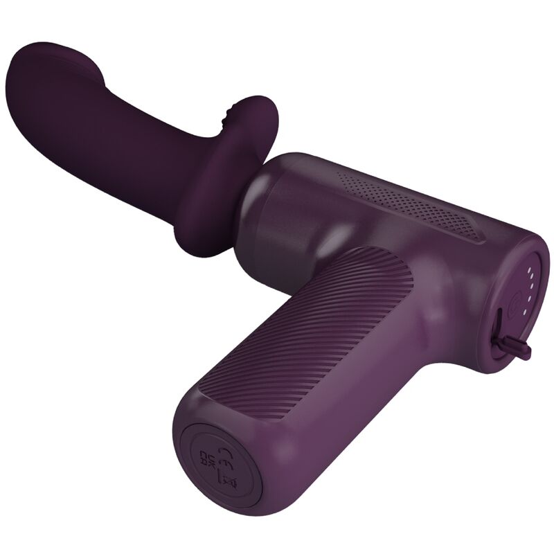 PRETTY LOVE - DJ SCHOLAR MASSAGER 5 SETTINGS PURPLE - Imagem de 5