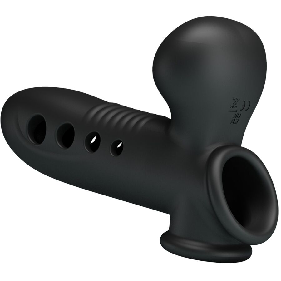PRETTY LOVE - CRANE PENIS SLEEVE WITH AIRBAG BLACK - Imagem de 4