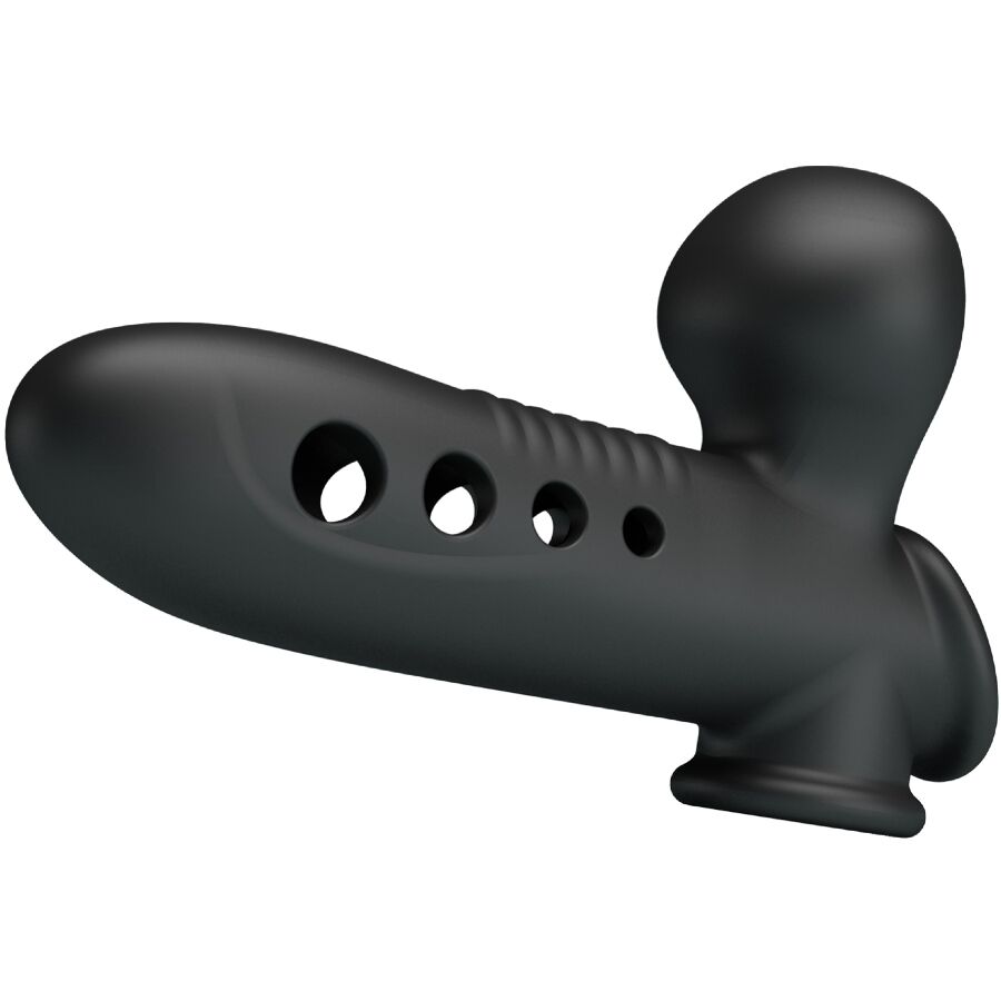 PRETTY LOVE - CRANE PENIS SLEEVE WITH AIRBAG BLACK - Imagem de 2