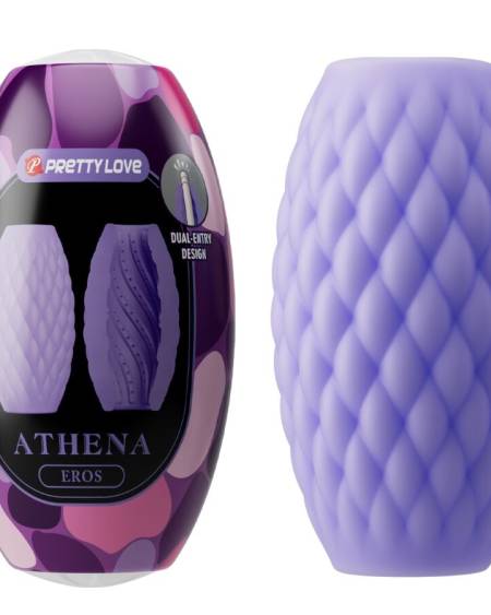PRETTY LOVE - ATHENA EROS SILICONE MALE MASTURBATOR PURPLE