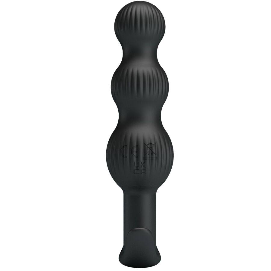 PRETTY LOVE - SIDNEY ANAL VIBRATOR 10 VIBRATIONS BLACK - Imagem de 3