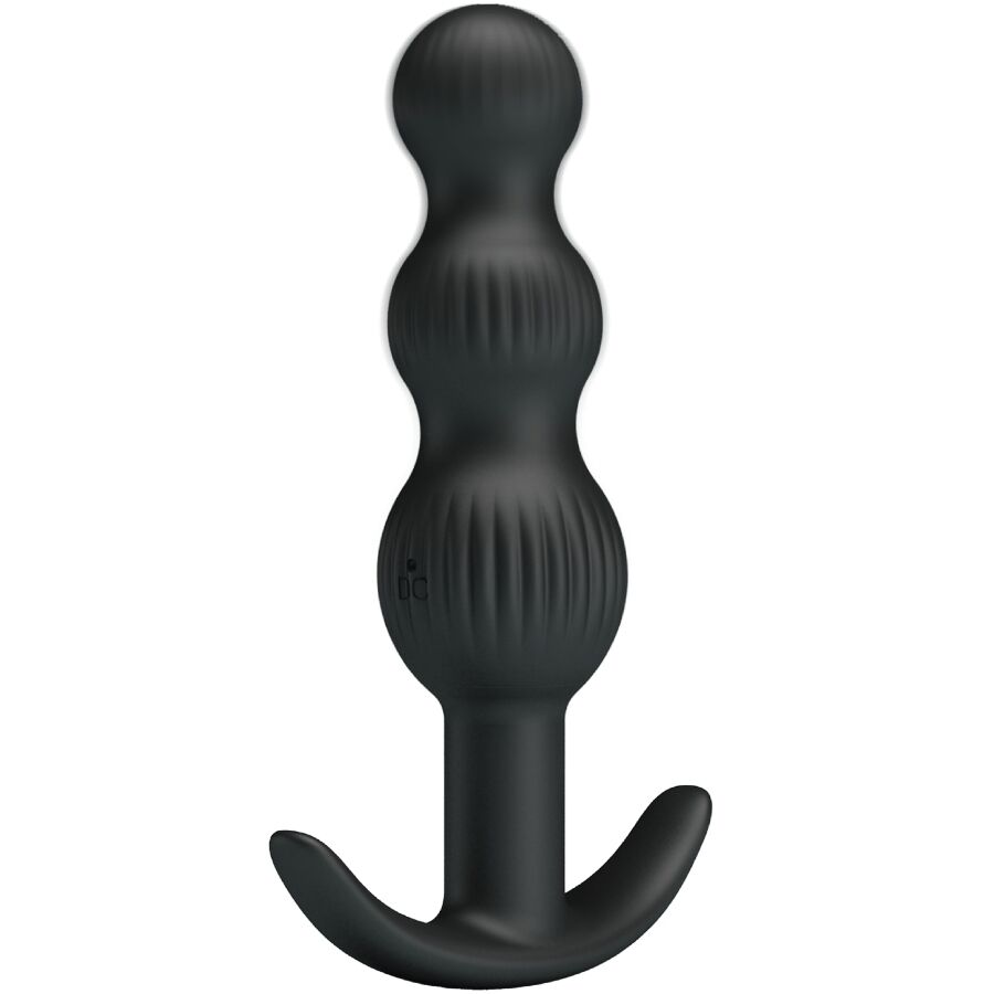 PRETTY LOVE - SIDNEY ANAL VIBRATOR 10 VIBRATIONS BLACK - Imagem de 2