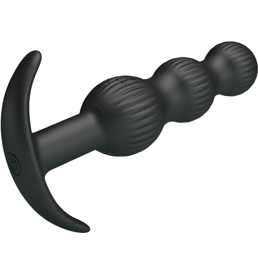 PRETTY LOVE - SIDNEY ANAL VIBRATOR 10 VIBRATIONS BLACK - Imagem de 4