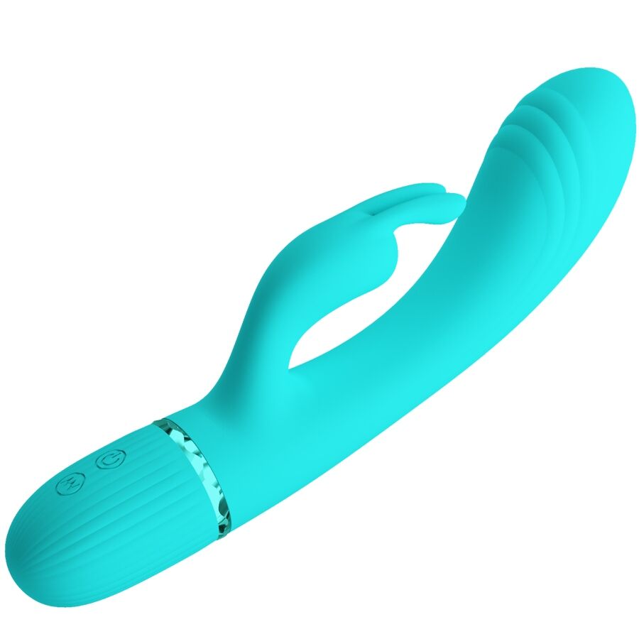 PRETTY LOVE - SCOCCO VIBRATOR RABBIT TURQUOISE - Imagem de 4