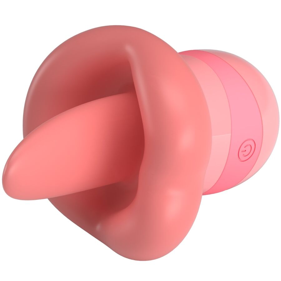PRETTY LOVE - KYLEE TONGUE CLITORIS STIMULATOR 10 VIBRATIONS NUDE PINK - Imagem de 5