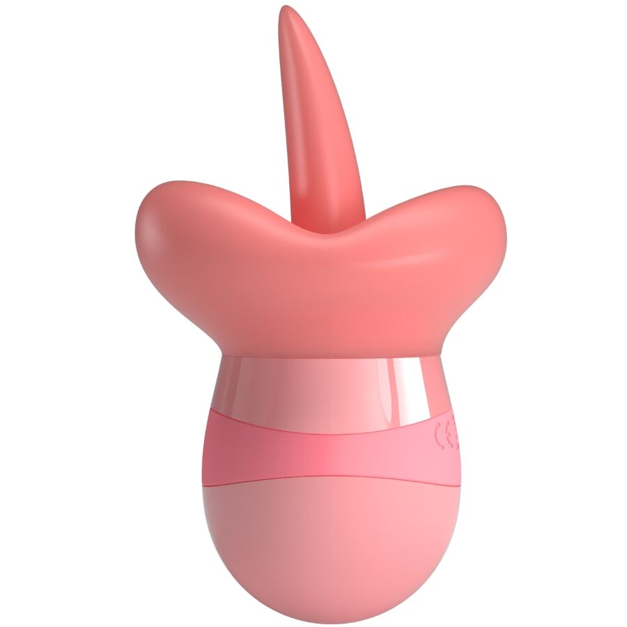 PRETTY LOVE - KYLEE TONGUE CLITORIS STIMULATOR 10 VIBRATIONS NUDE PINK - Imagem de 3