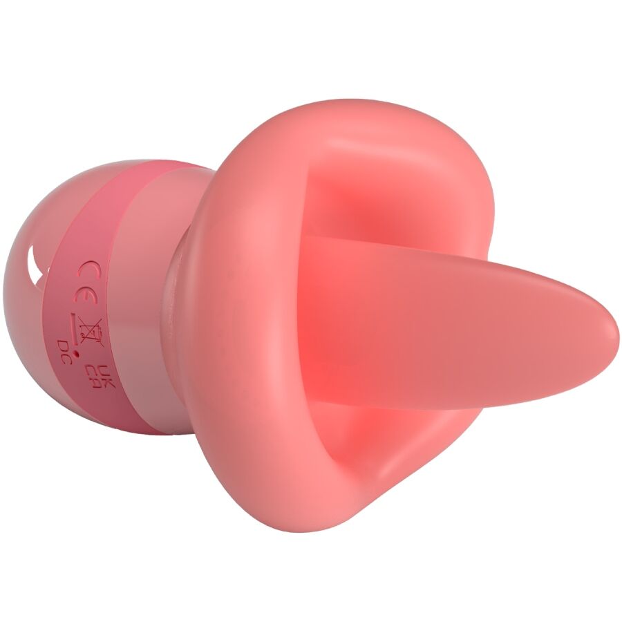 PRETTY LOVE - KYLEE TONGUE CLITORIS STIMULATOR 10 VIBRATIONS NUDE PINK - Imagem de 4
