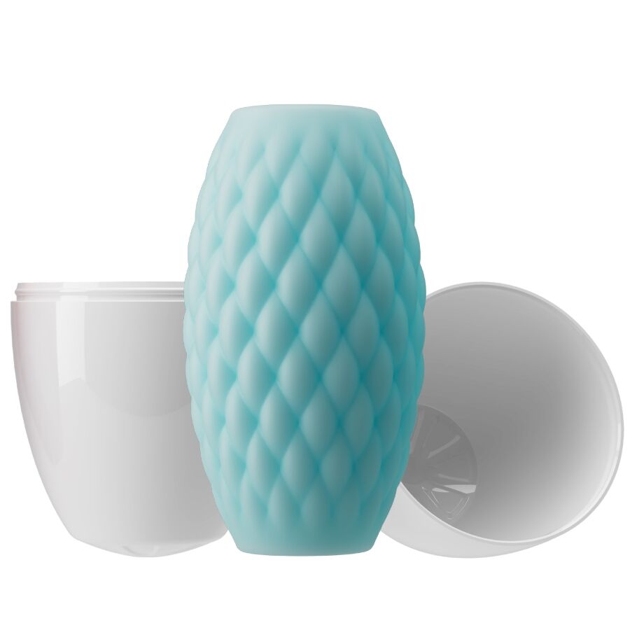 PRETTY LOVE - ATHENA EROS SILICONE MALE MASTURBATOR SKY BLUE - Imagem de 4