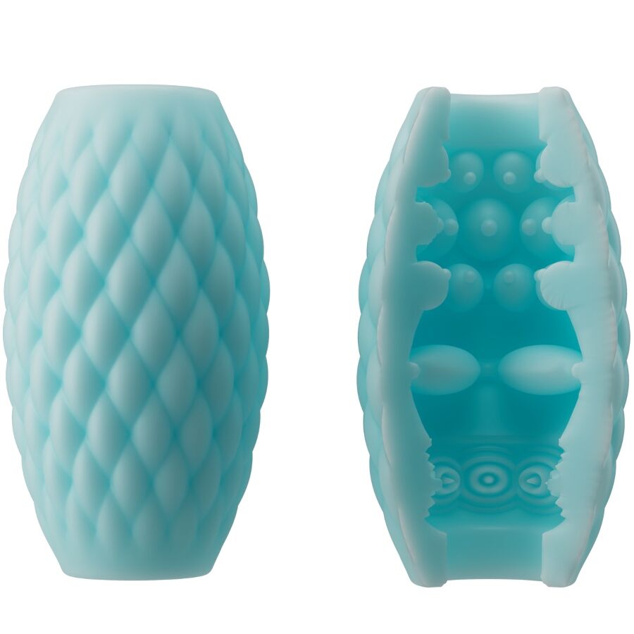 PRETTY LOVE - ATHENA EROS SILICONE MALE MASTURBATOR SKY BLUE - Imagem de 2