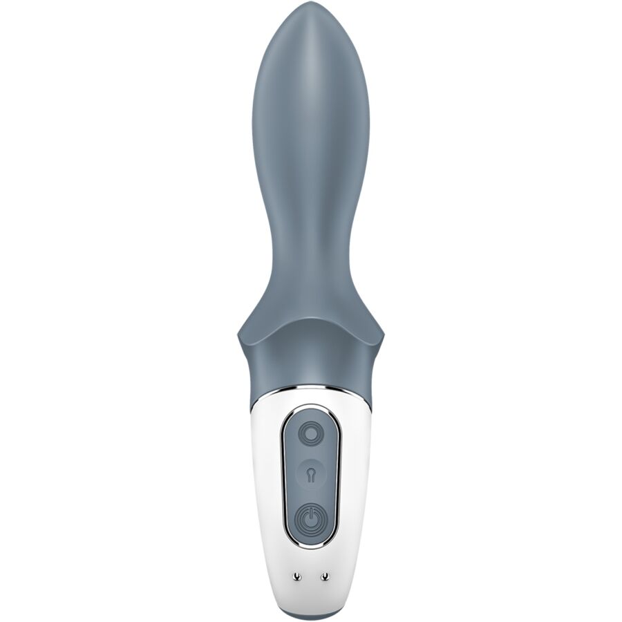 SATISFYER - AIR PUMP BOOTY 1 ANAL INFLATABLE VIBRATOR GREY - Imagem de 2