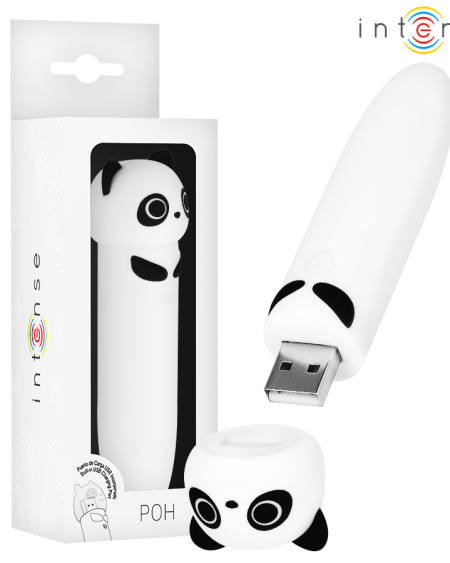 INTENSE - POH PANDA VIBRATING BULLET USB RECHARGEABLE 10 X 2.2 CM