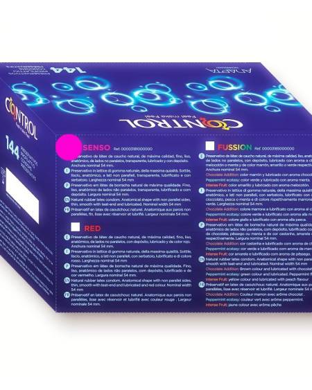CONTROL - FINISSIMO SENSO CONDOMS 144 UNITS