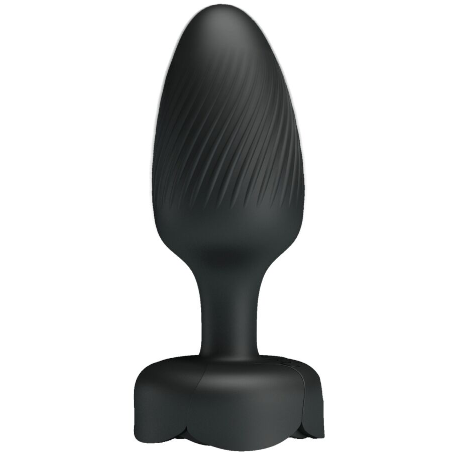 PRETTY LOVE - VARIAN ANAL PLUG WITH LED LIGHT BLACK 10.8 CM - Imagem de 4