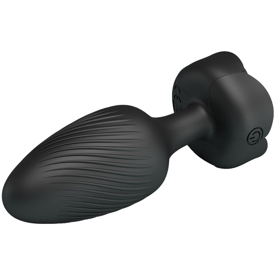 PRETTY LOVE - VARIAN ANAL PLUG WITH LED LIGHT BLACK 10.8 CM - Imagem de 5