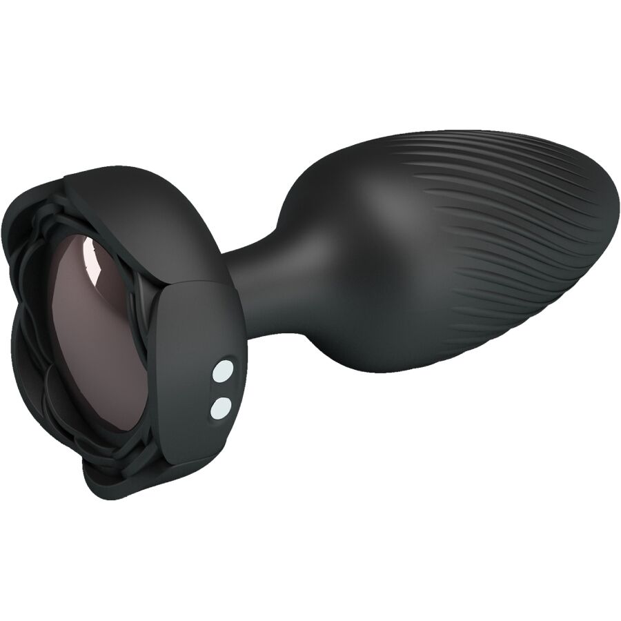 PRETTY LOVE - VARIAN ANAL PLUG WITH LED LIGHT BLACK 10.8 CM - Imagem de 2