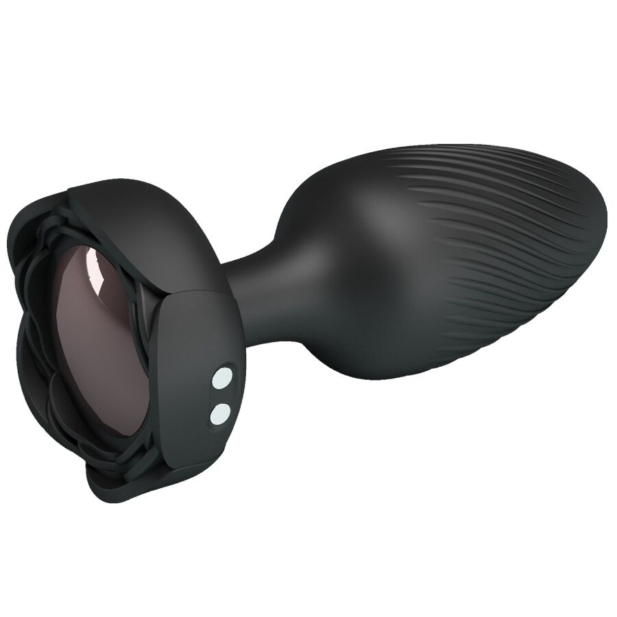 PRETTY LOVE - OSBORN ANAL PLUG WITH LED LIGHT BLACK 9.8 CM - Imagem de 2