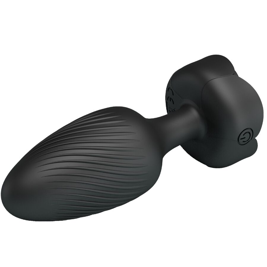 PRETTY LOVE - OSBORN ANAL PLUG WITH LED LIGHT BLACK 9.8 CM - Imagem de 5