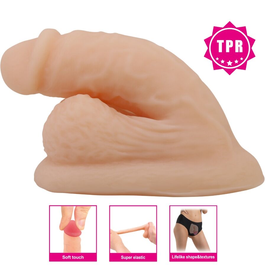 PRETTY LOVE - WILDON ULTRA REALISTIC AND ELASTIC DILDO 10 CM NATURAL - Imagem de 5