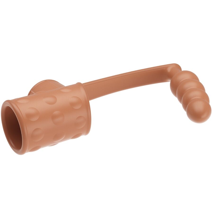 PRETTY LOVE - PENIS SLEEVE WITH ANAL PLUG NATURAL - Imagem de 4