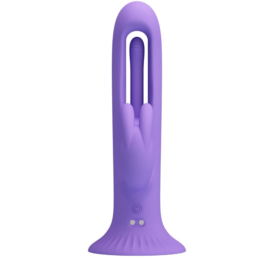 PRETTY LOVE - KILLMOULIS RABBIT VIBRATOR 12 VIBRATION MODES PURPLE - Imagem de 2