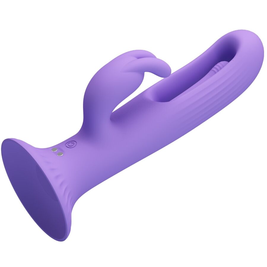 PRETTY LOVE - KILLMOULIS RABBIT VIBRATOR 12 VIBRATION MODES PURPLE - Imagem de 3