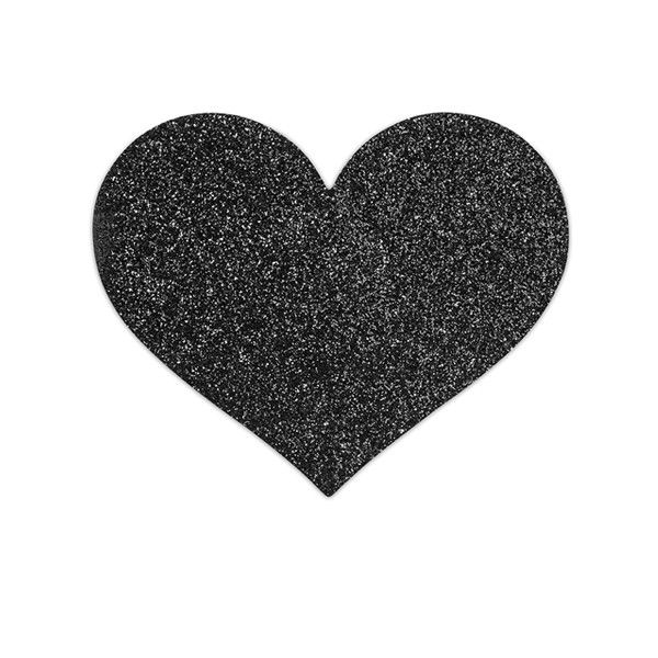 BIJOUX - INDISCRETS FLASH BLACK HEART NIPPLE CUTS - Imagem de 2