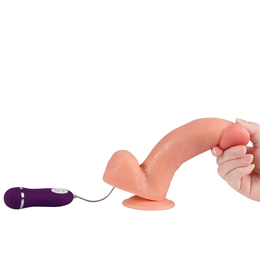 SHEQU - PHANTOM VIBRATING DILDO WITH REMOTE CONTROL 20 CM - Imagem de 5