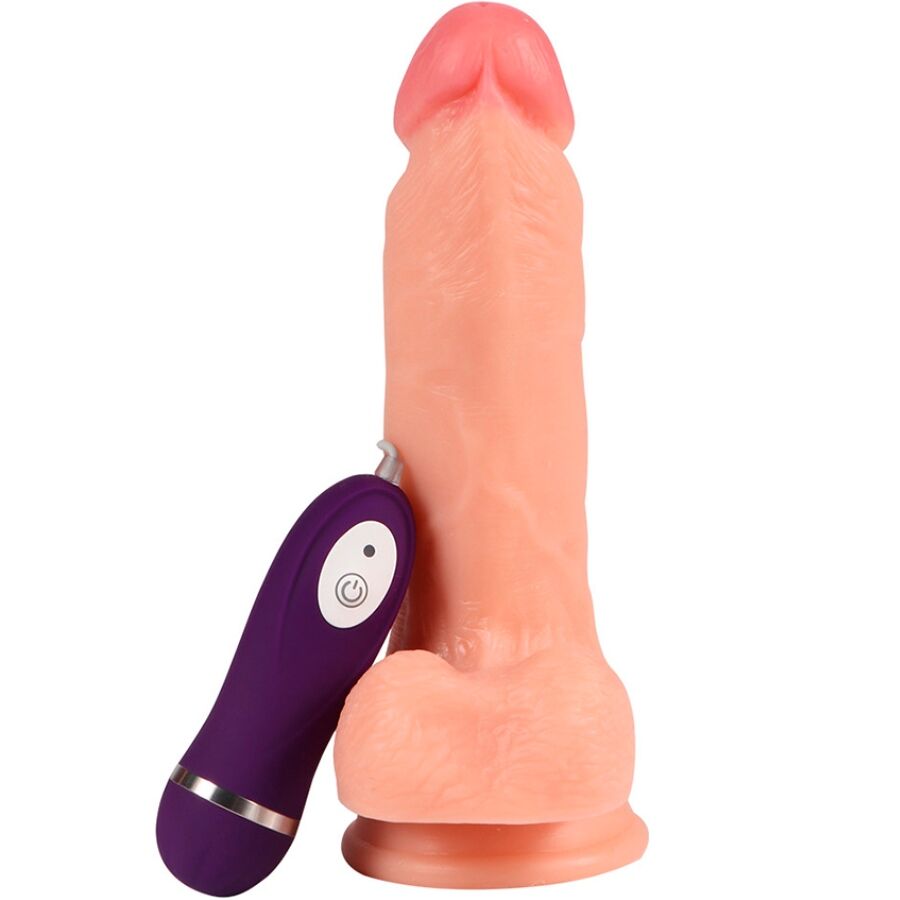 SHEQU - IRON DRAGON VIBRATOR DILDO WITH REMOTE CONTROL 17.5 CM - Imagem de 2
