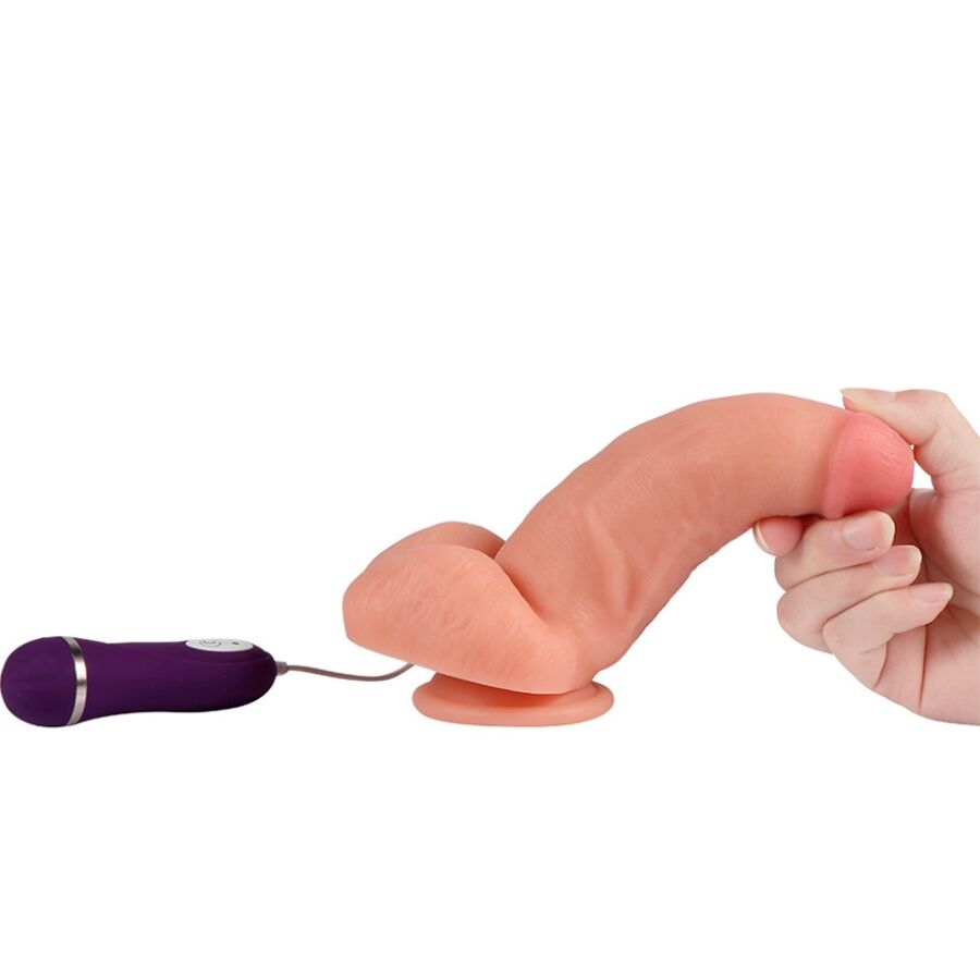 SHEQU - RED EAGLE VIBRATOR DILDO WITH REMOTE CONTROL 17 CM - Imagem de 5