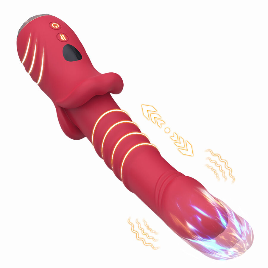 ARMONY - POINT A STIMULATING VIBRATOR DILDO RED - Imagem de 2